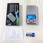 ميزان رقمي صغير 200 غرام بدقة 0.01 غرام مع شاشة lcd