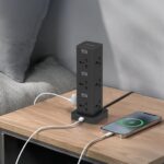 مشترك كهربائي بورودو 2500 واط مع 12 مقبس و3 منافذ usb وشحن سريع pd