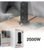 مشترك كهربائي بورودو 2500 واط مع 12 مقبس و3 منافذ usb وشحن سريع pd